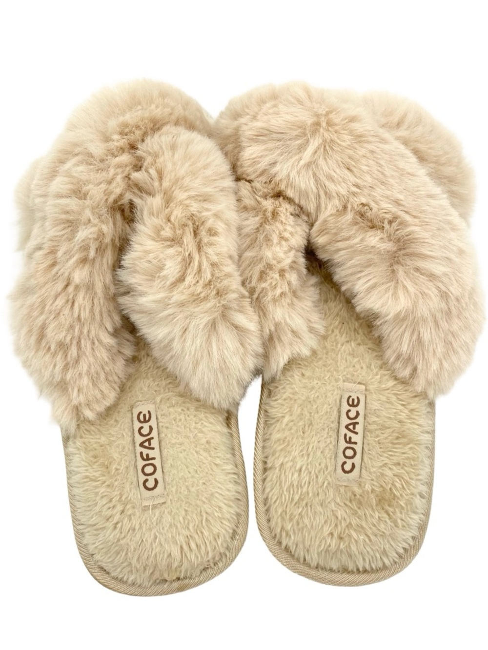 Coface Women’s Fuzzy Slippers Size 9 NWOT - Picture 7 of 8